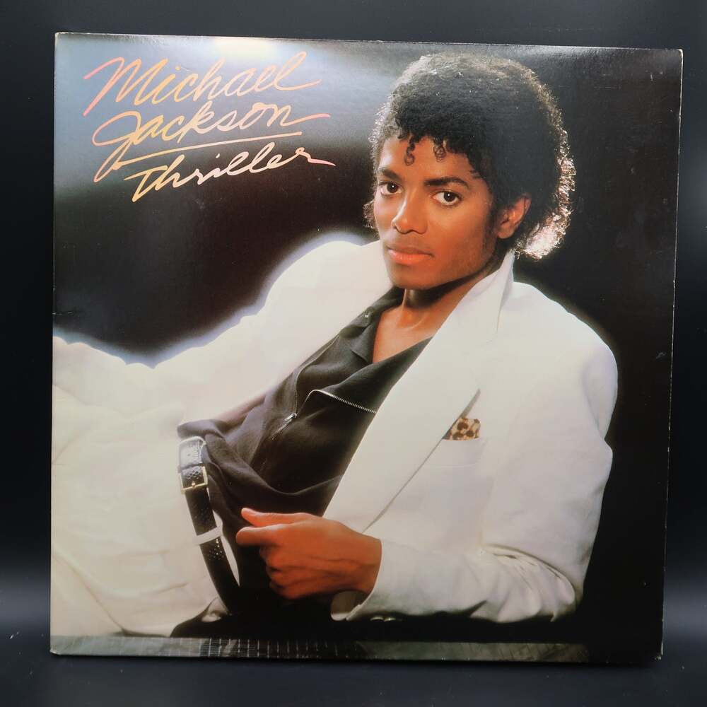 Epic Records Michael Jackson Thriller LP Record Vinyl Stereo 1982 QE 38112